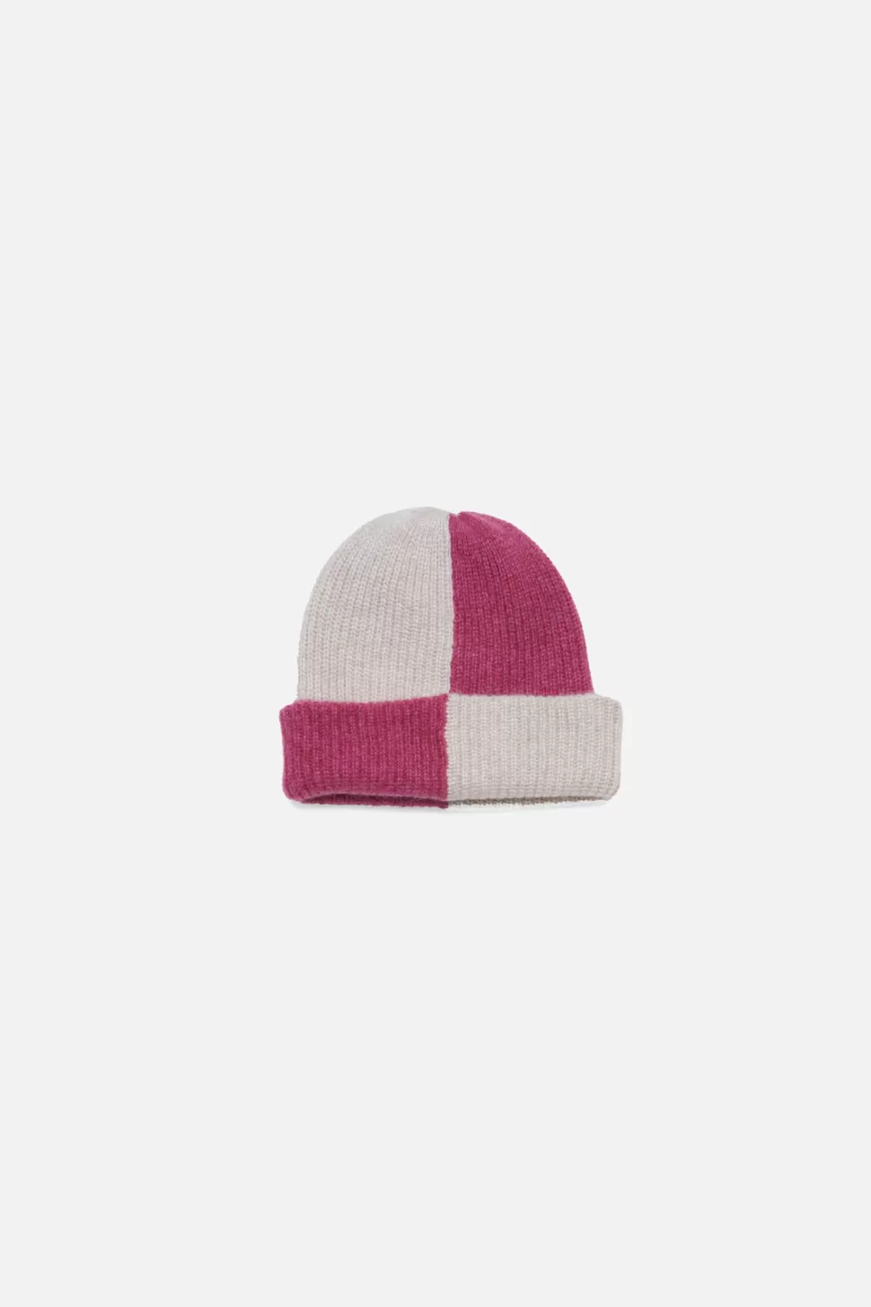 The Elder Statesman Checked Watchman Cap White&Mulberry Store