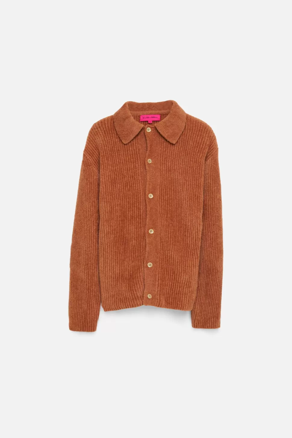 The Elder Statesman Chenille Button-Up Shirt Bronzed Cheap