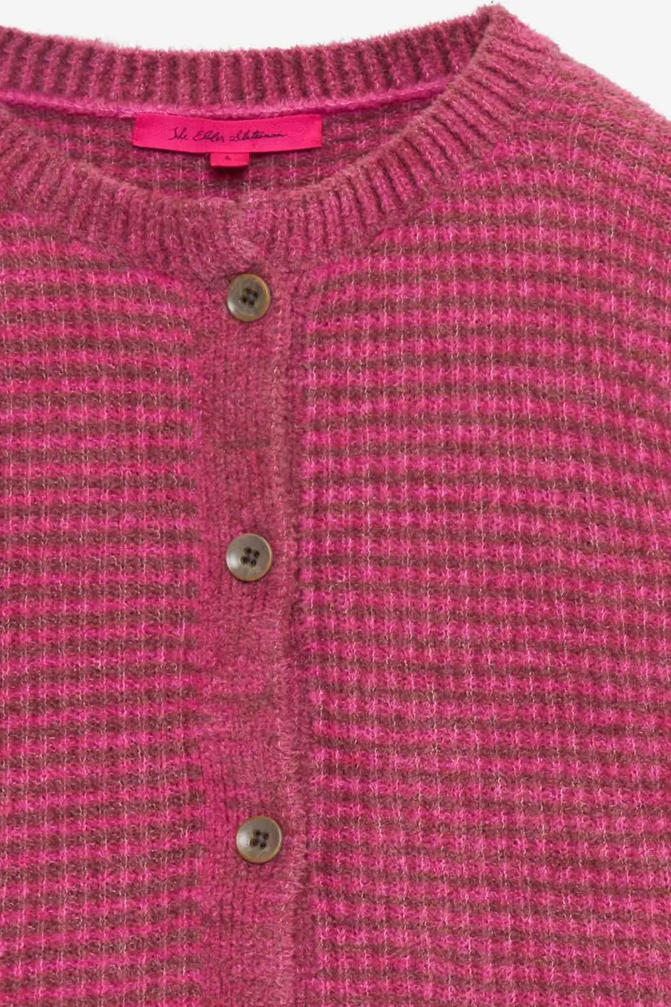 The Elder Statesman Chenille Rib Stripe Women's Cardi Napa&Princess Best Sale