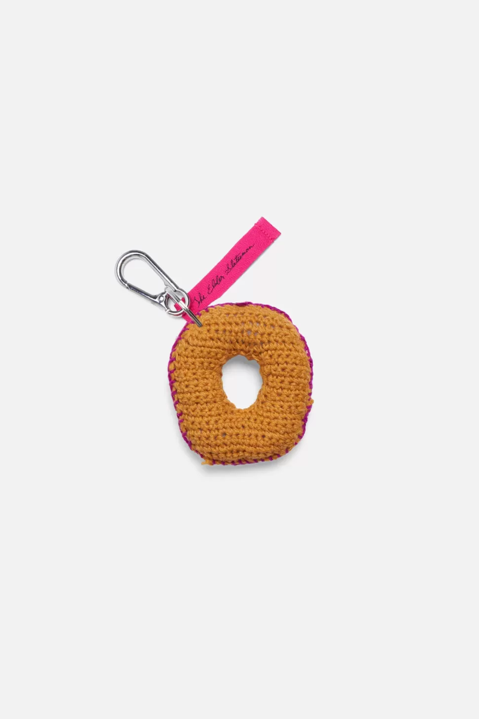 The Elder Statesman Crchet Letter Keychain Charm O Cheap