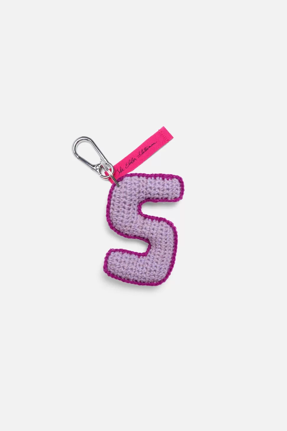 The Elder Statesman Crochet Letter Keychain Charm S Cheap