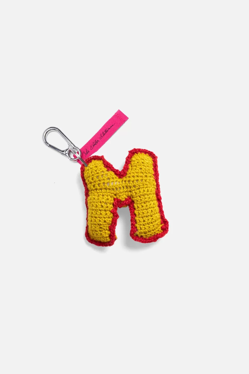 The Elder Statesman Crochet Letter Keychain Char M Shop