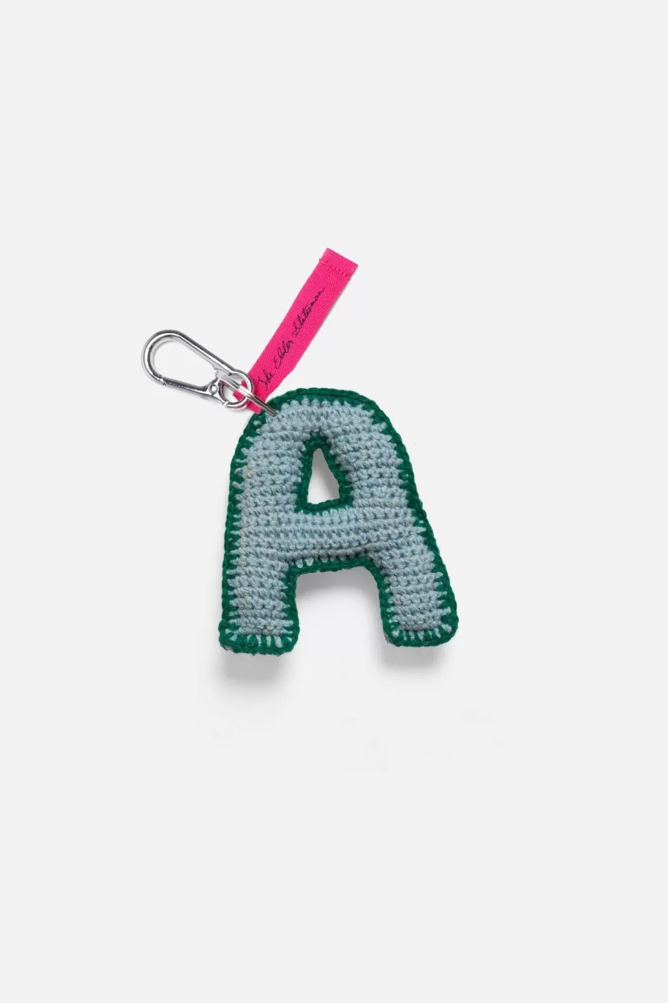 The Elder Statesman Crochet Letter Keychin Chrm A Sale