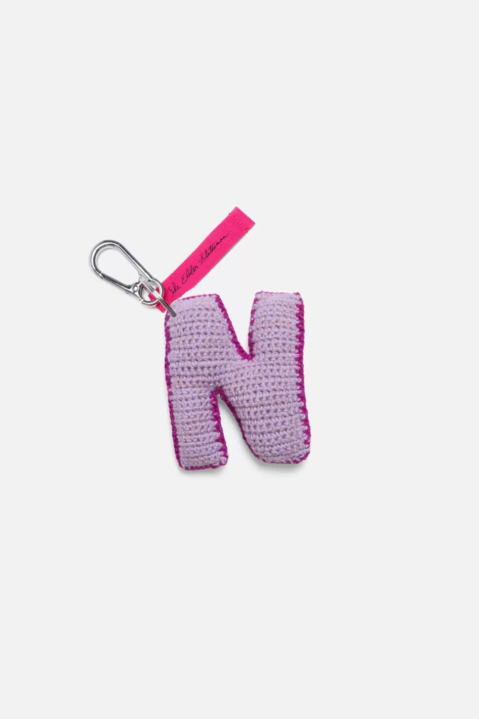 The Elder Statesman Crochet Letter Keychai Charm N Outlet