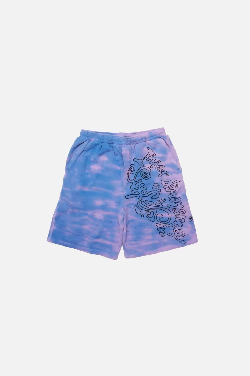 The Elder Statesman Daily Surf Dye Short Violet&CryptoBlue Clearance