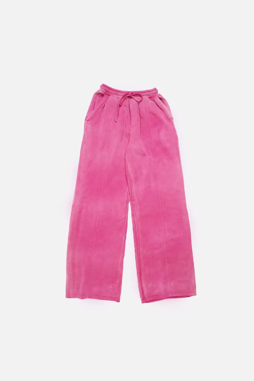 The Elder Statesman Daily Women's Wide Leg Sweatpant ElectricPink Clearance