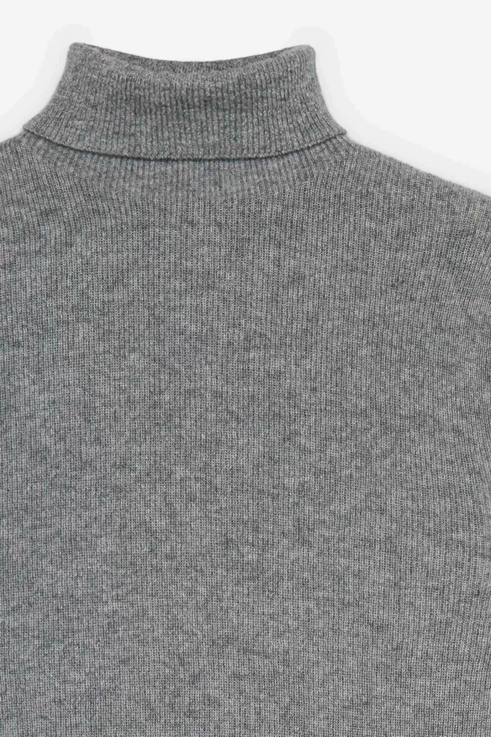 The Elder Statesman Delicash Women's Turtleneck Lightgrey Shop