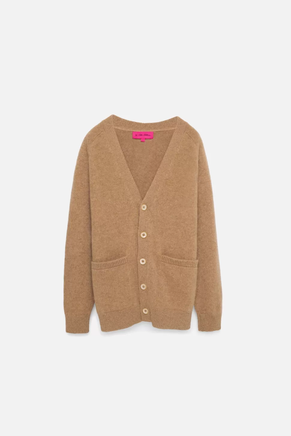 The Elder Statesman Heavy Cardigan Camel Best