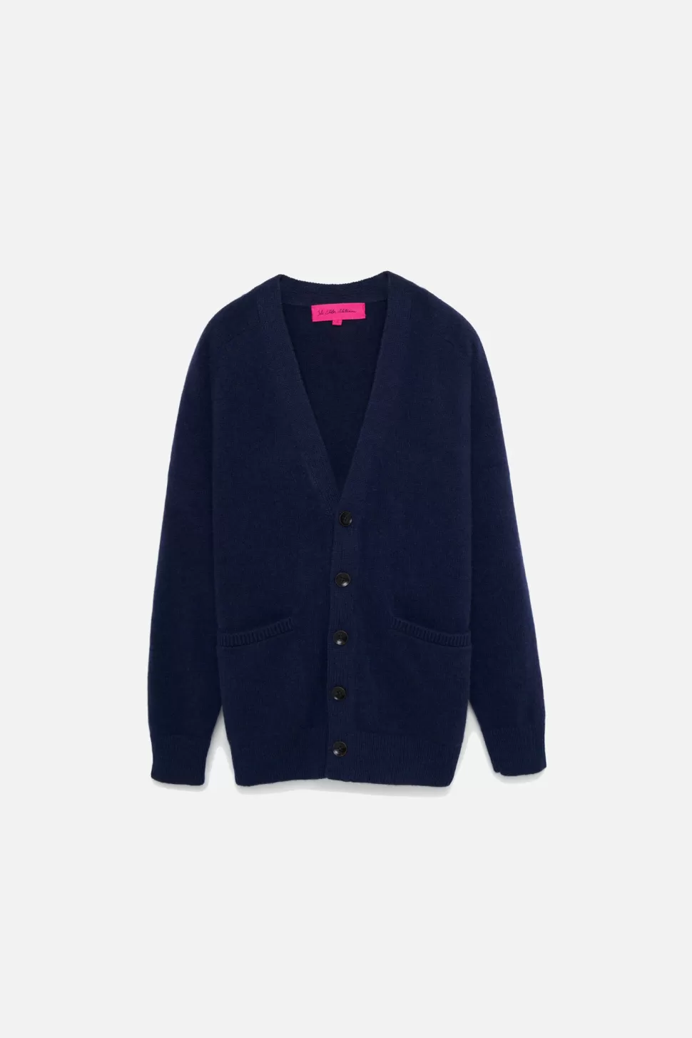 The Elder Statesman Heavy Cardigan Navy Online