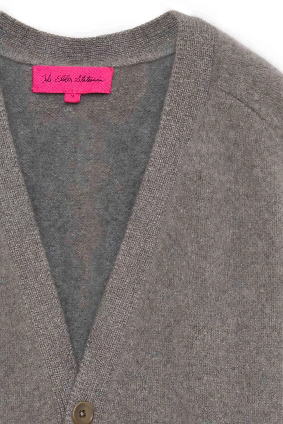 The Elder Statesman Heavy Cardigan Lightgrey Fashion