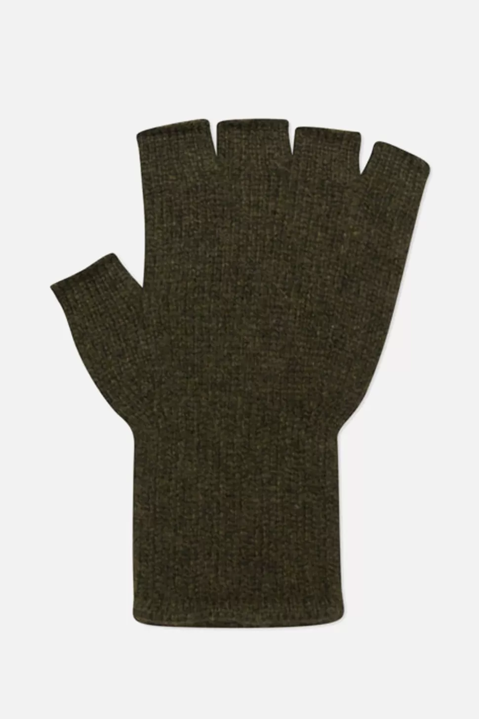 The Elder Statesman Heavy Fingerless Gloves NewOlive Outlet