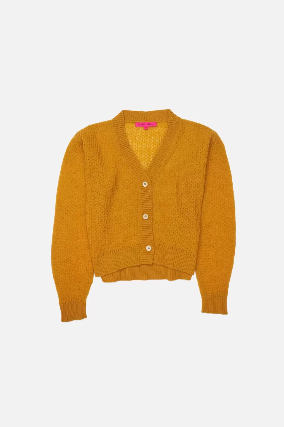 The Elder Statesman Hinged Women's Boxy Cardigan Marigold Discount