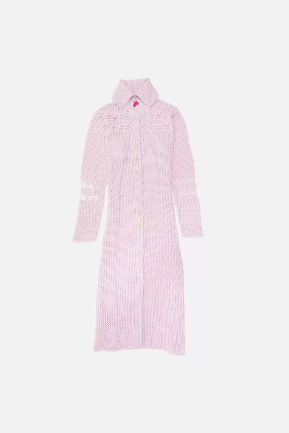 The Elder Statesman Hr Button-Up Dress Babypink Fashion