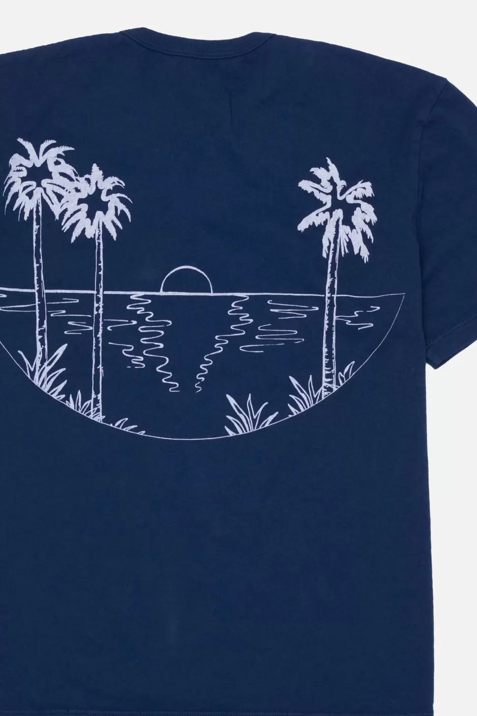 The Elder Statesman ID Surf Women's Tee SeaBlue Cheap