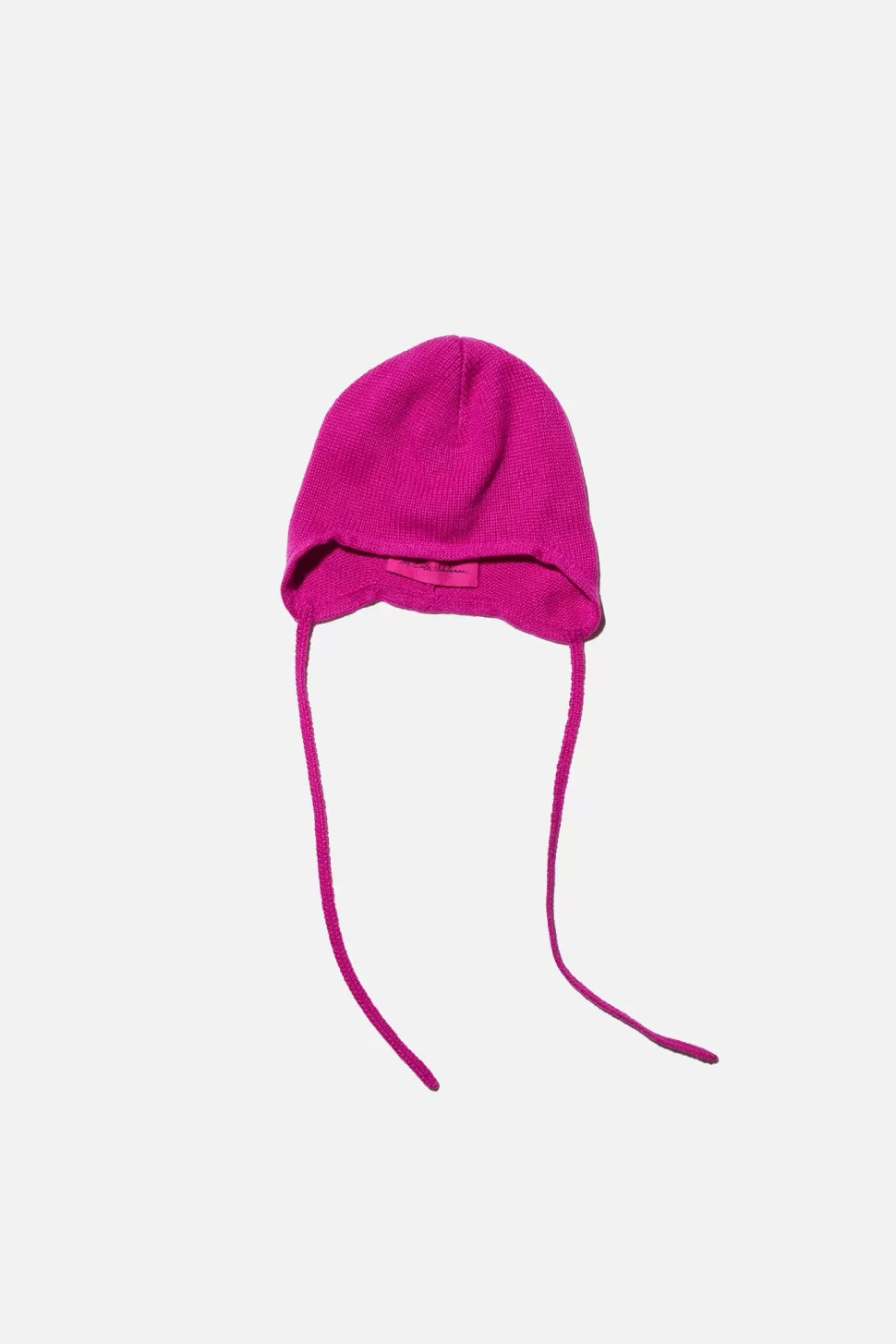 The Elder Statesman Knit Bonnet ElectricPink New