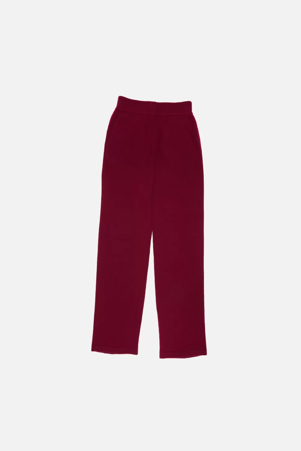 The Elder Statesman Knit Work Pant Plum New