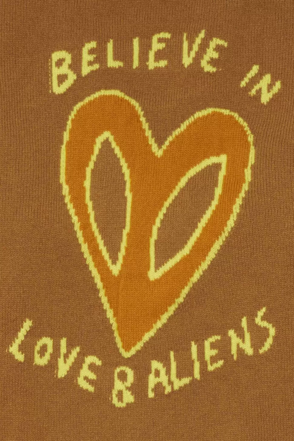 The Elder Statesman Love And Aliens Cardigan Toffee Best