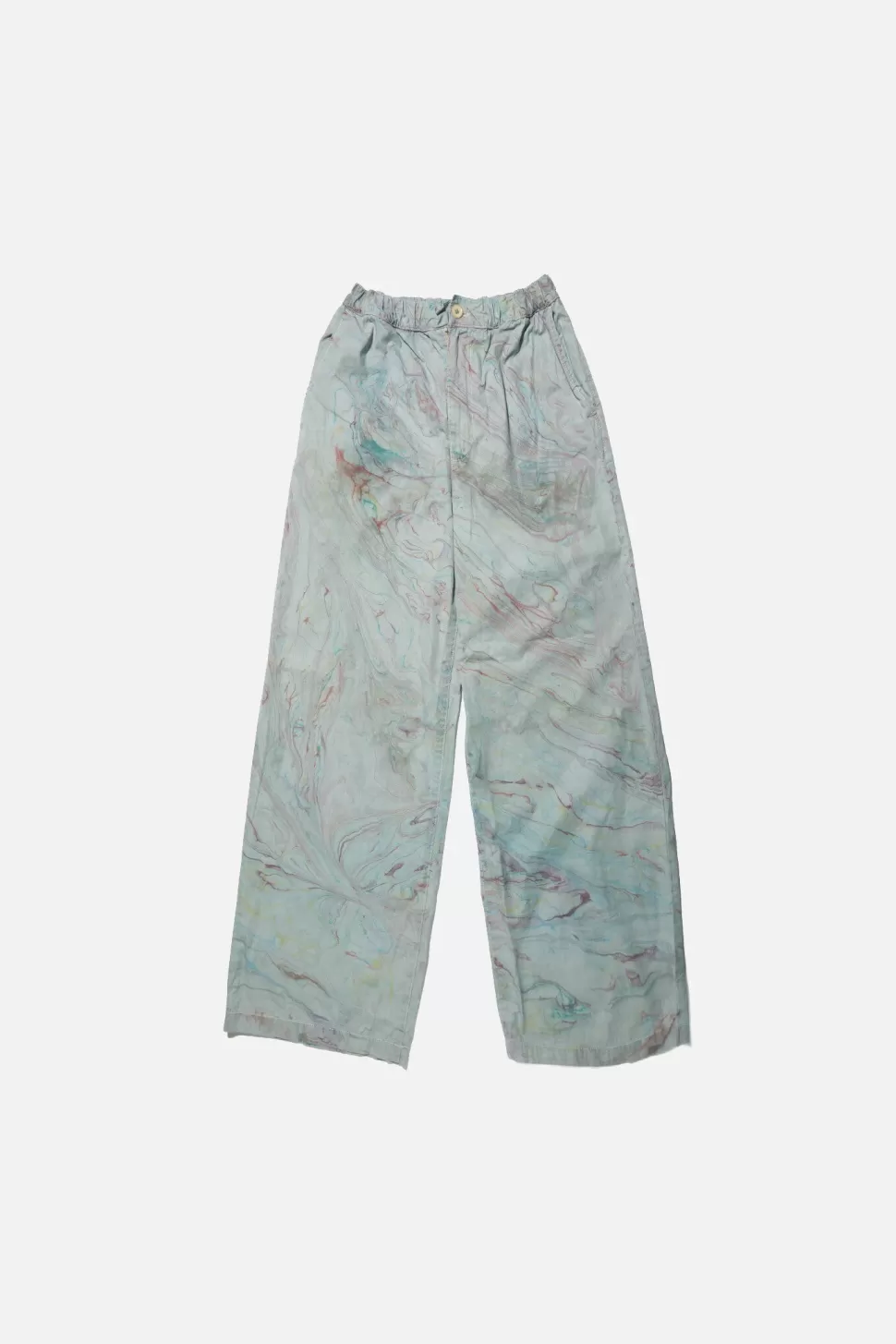 The Elder Statesman Marble Women's Gabber Pant PearlGrey&MarbleMulti Cheap