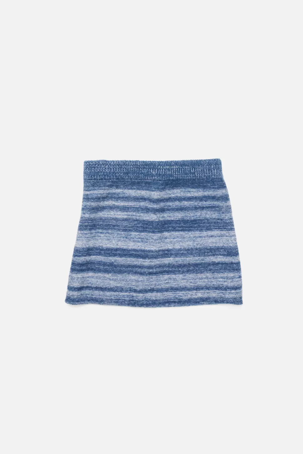 The Elder Statesman Nimbus Crest Skirt Chalk&SeaBlueStripe Flash Sale