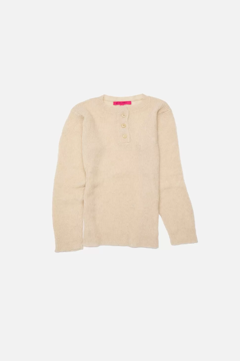 The Elder Statesman Nimbus Women's Cozy Henley Beige Store