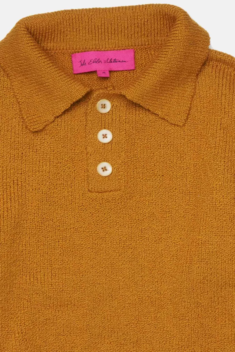 The Elder Statesman Nora Polo SS Marigold Best Sale