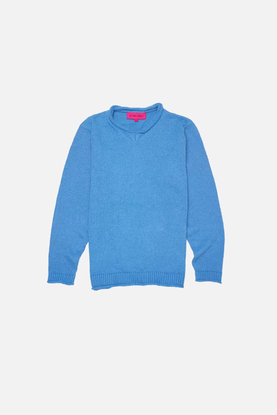 The Elder Statesman Nora Split Neck CryptoBlue Flash Sale