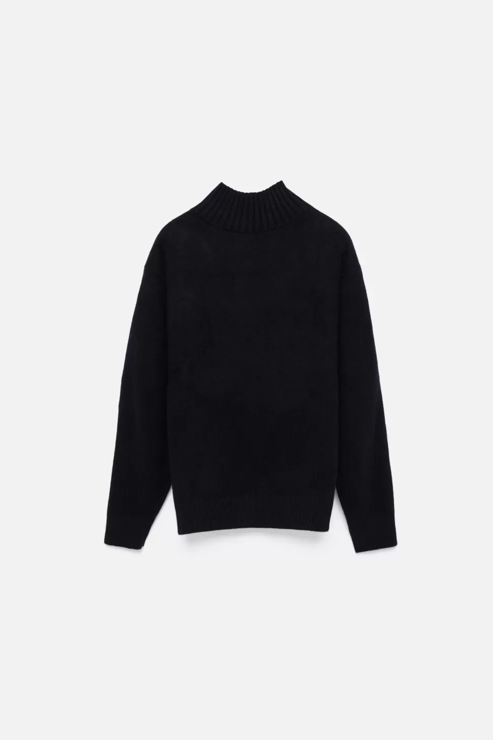 The Elder Statesman Relaxed Turtleneck Black Clearance