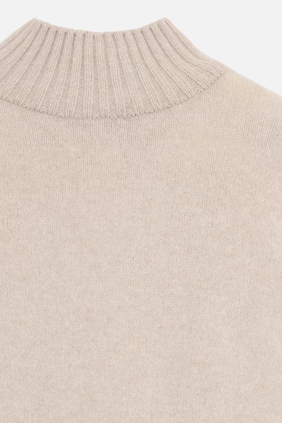 The Elder Statesman Relaxed Turtleneck White Outlet