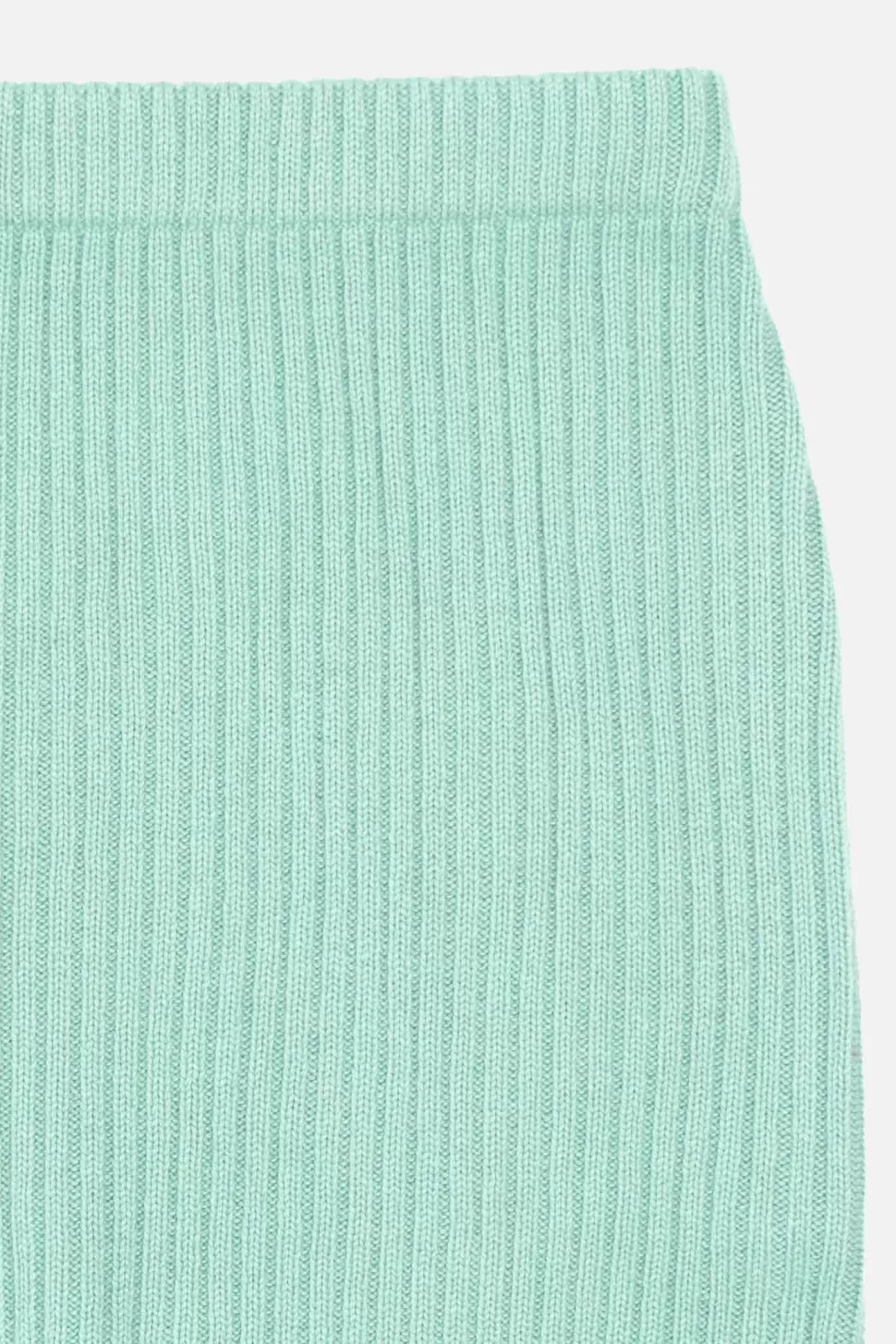 The Elder Statesman Ribbed Pencil Skirt Mint Discount