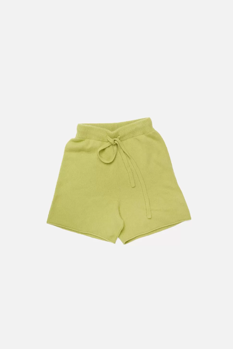 The Elder Statesman Roll Hem Women's Short Wasabi Best Sale