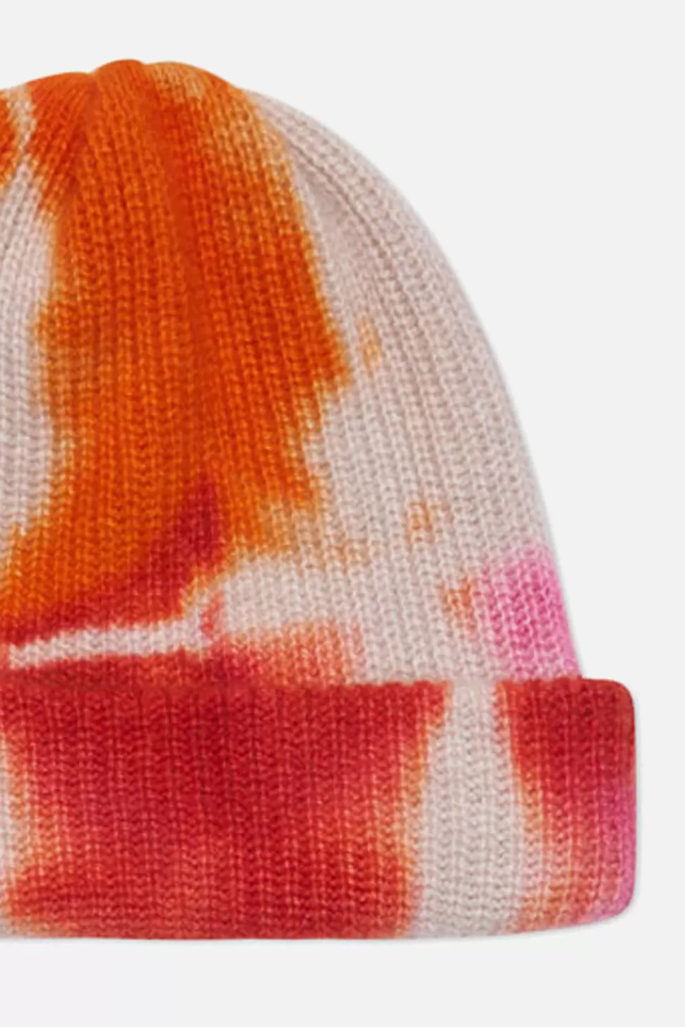 The Elder Statesman Rorschach Beanie Persimmon&Mulberry Online