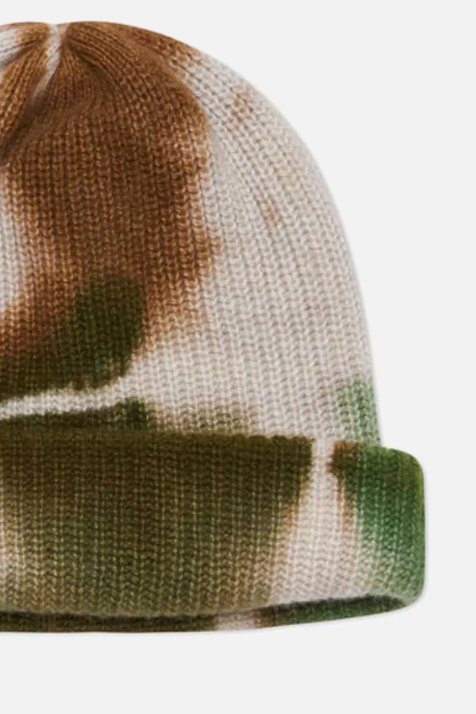 The Elder Statesman Rorschach Beanie Olive&Brown Flash Sale