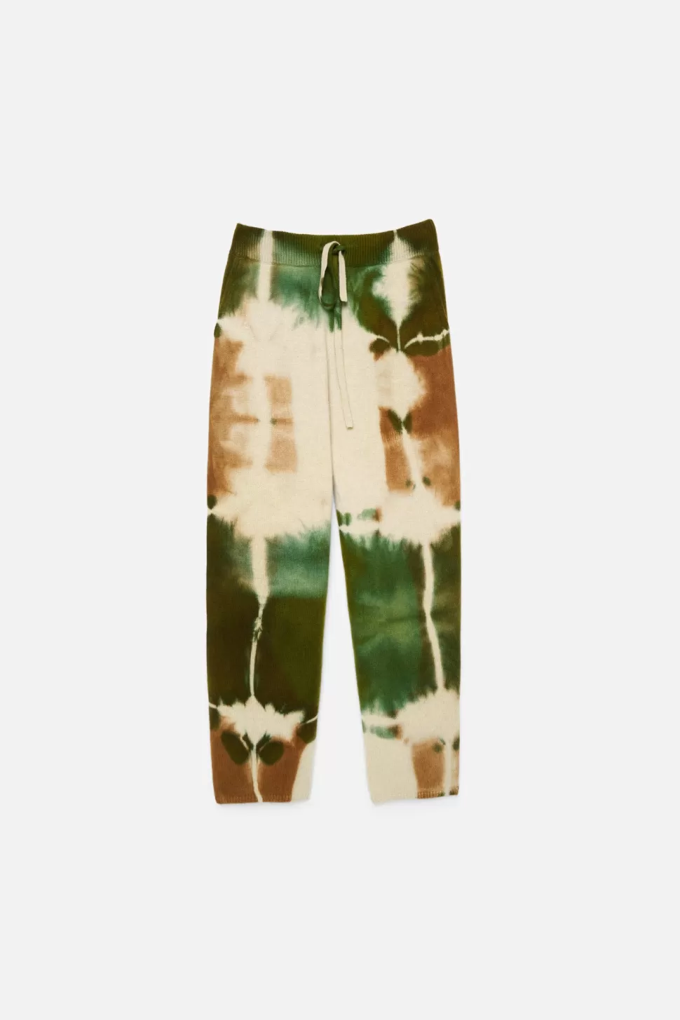 The Elder Statesman Rorschach Lounge Pant Olive&Brown Online