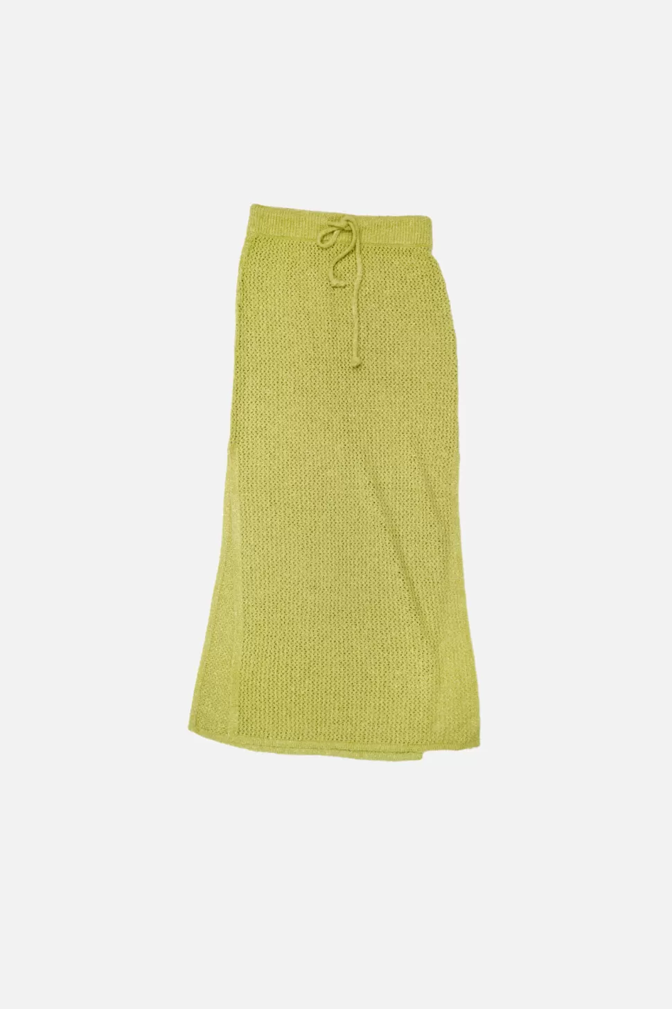 The Elder Statesman Selerino Net Skirt Wasabi Shop