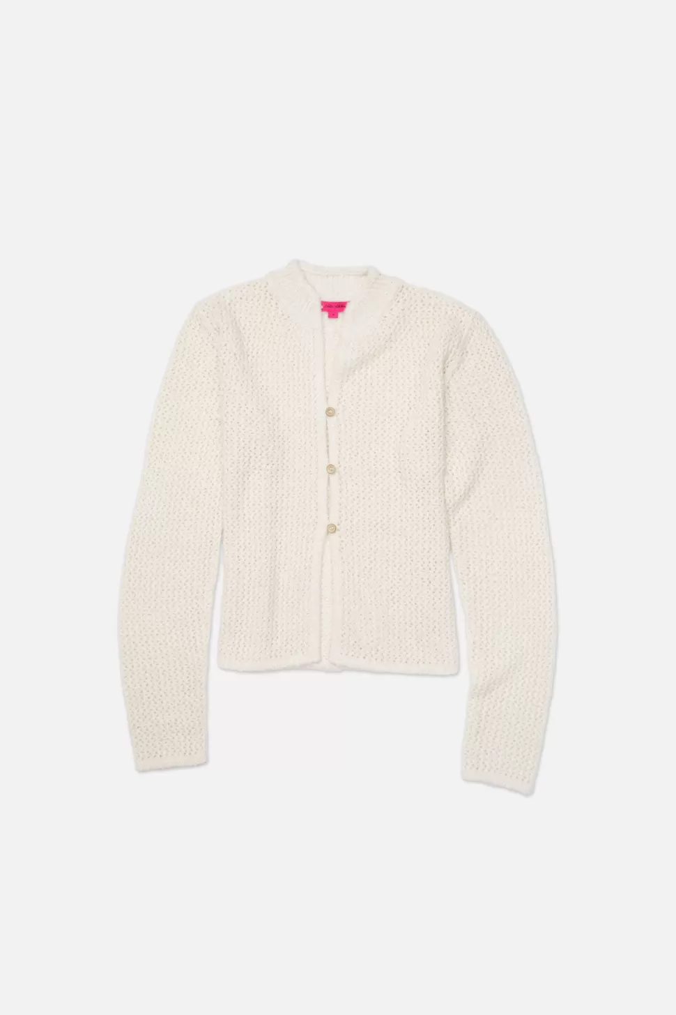 The Elder Statesman Selerino Net Women's Cardigan White Outlet