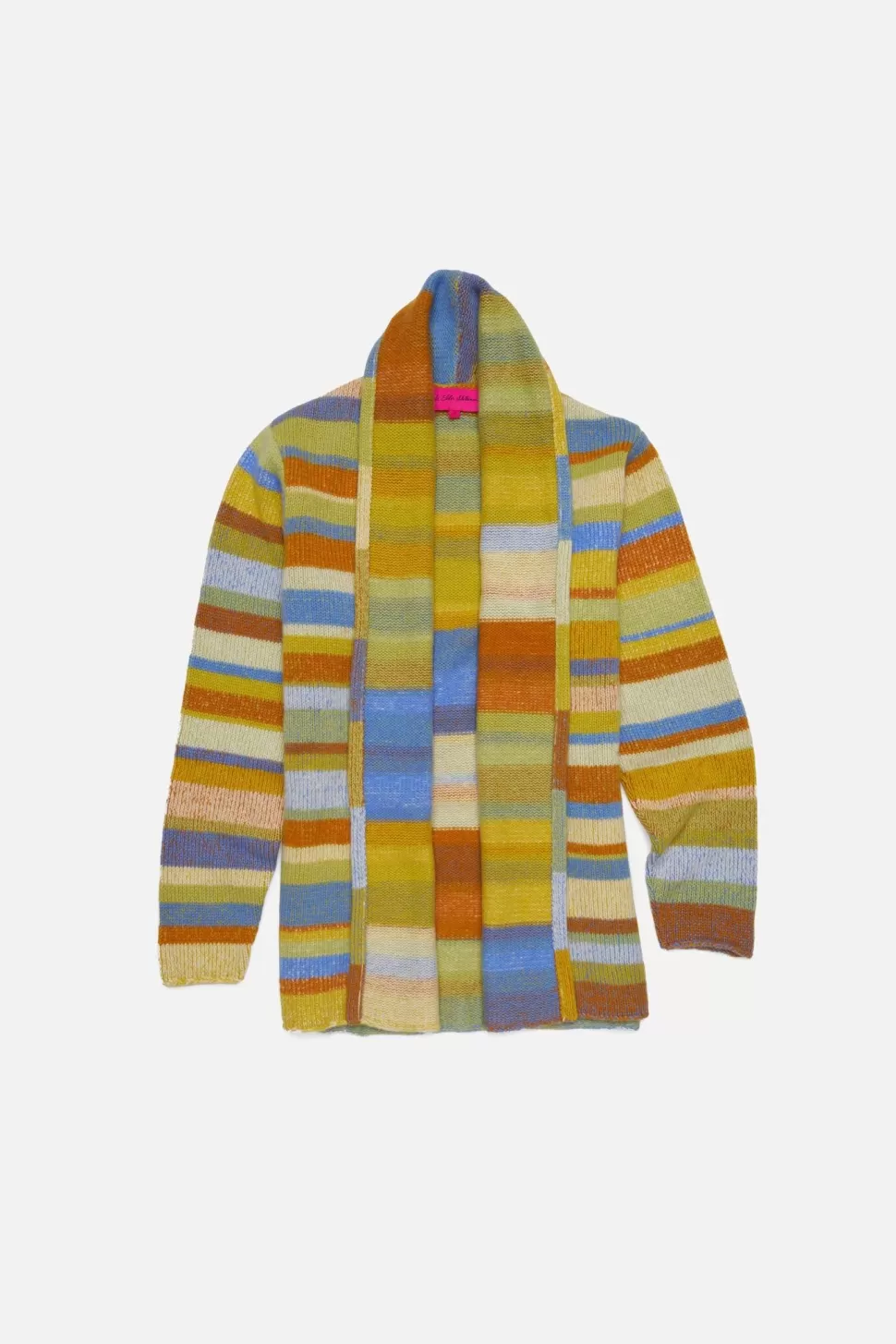 The Elder Statesman Stripe Italy Smoking Jacket Marigold&BlueStripe Clearance