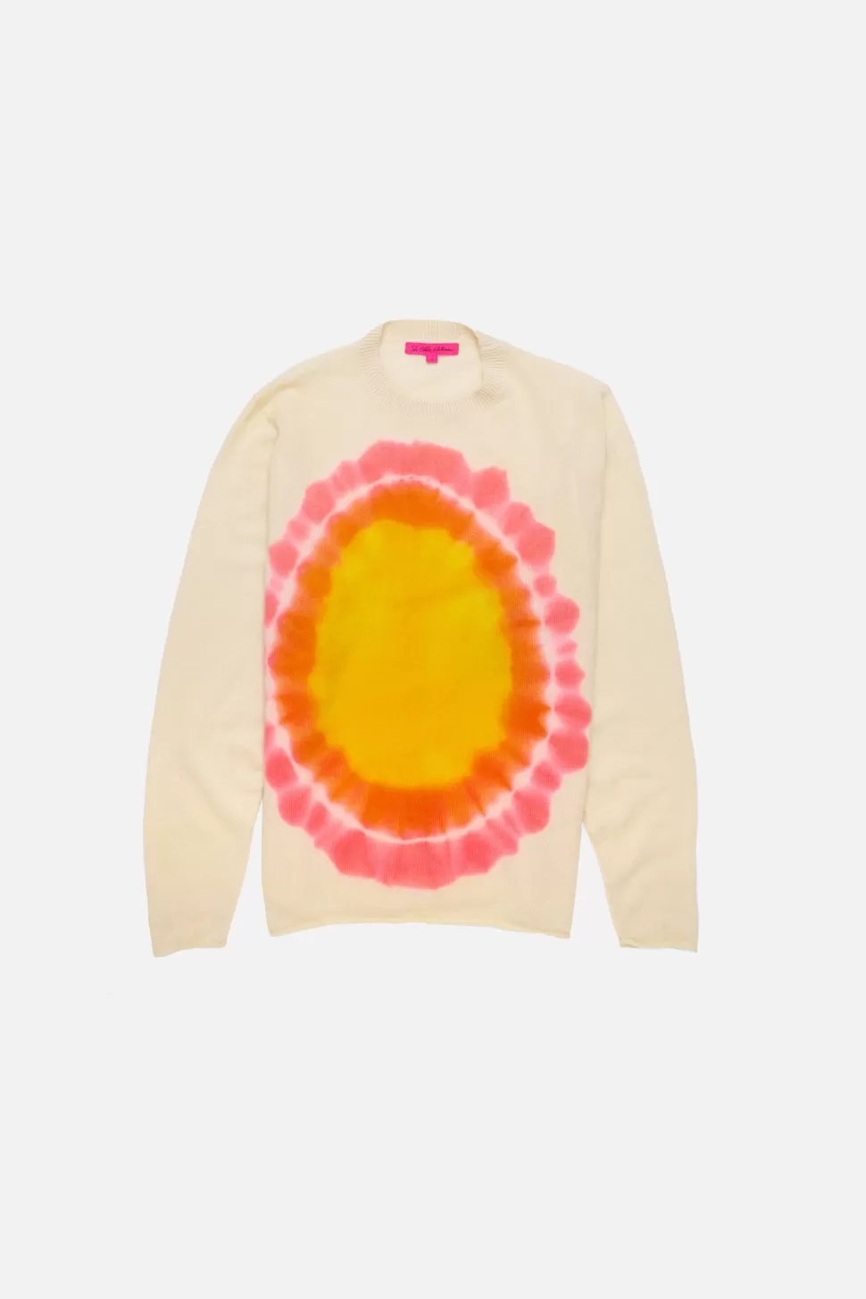 The Elder Statesman Sun Dye Women's Crew Ivoryw/Shn/Mrg/Frc Discount