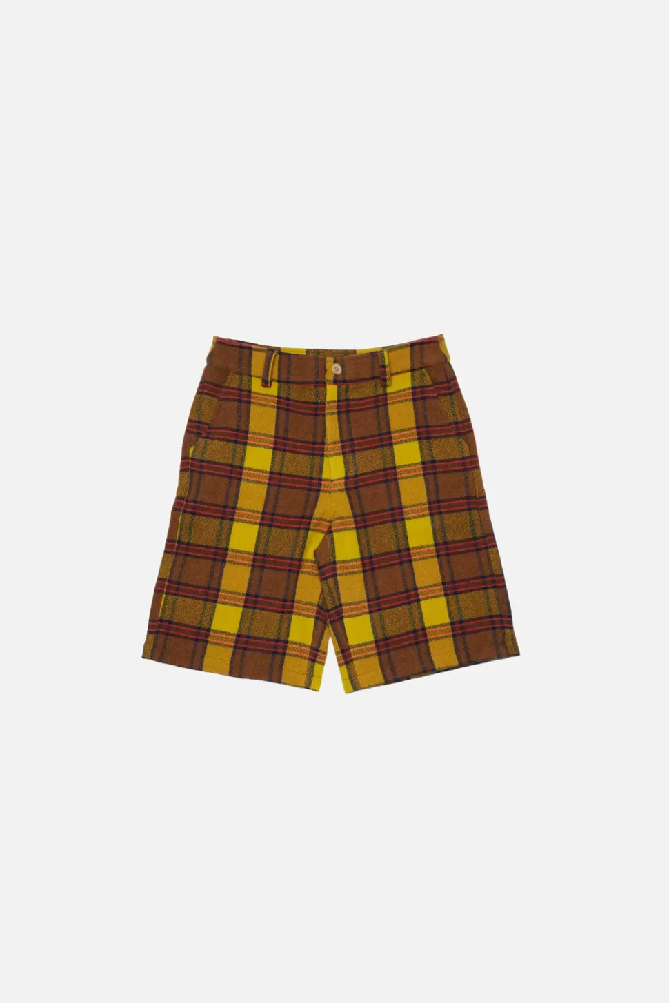 The Elder Statesman Sunshine Plaid Short SunshinePlaid Cheap