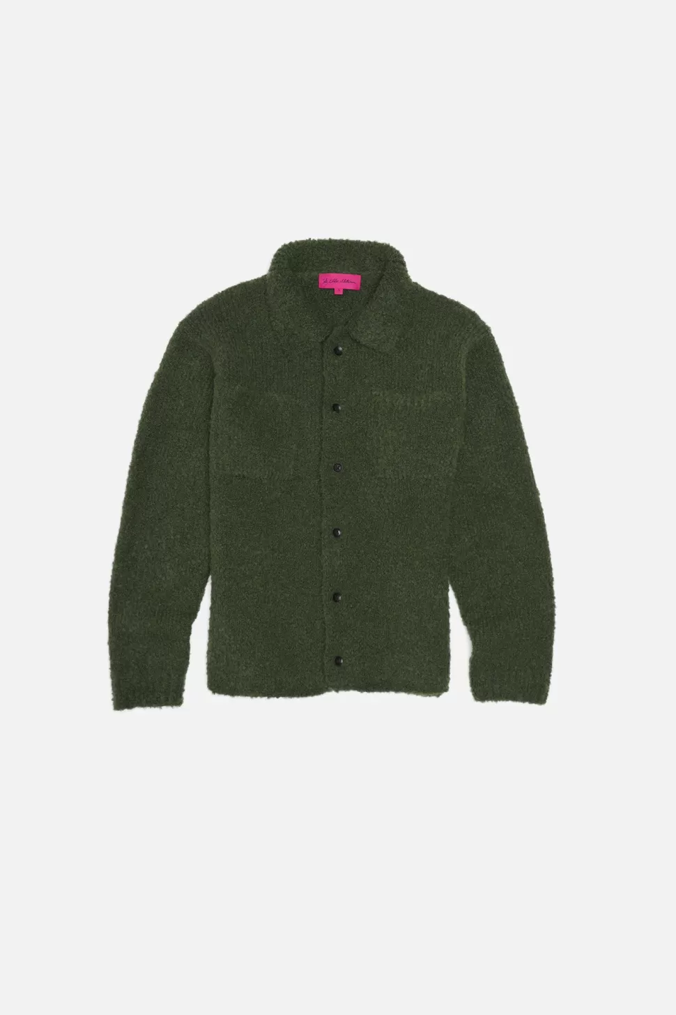 The Elder Statesman Teddy Overshirt Green Online