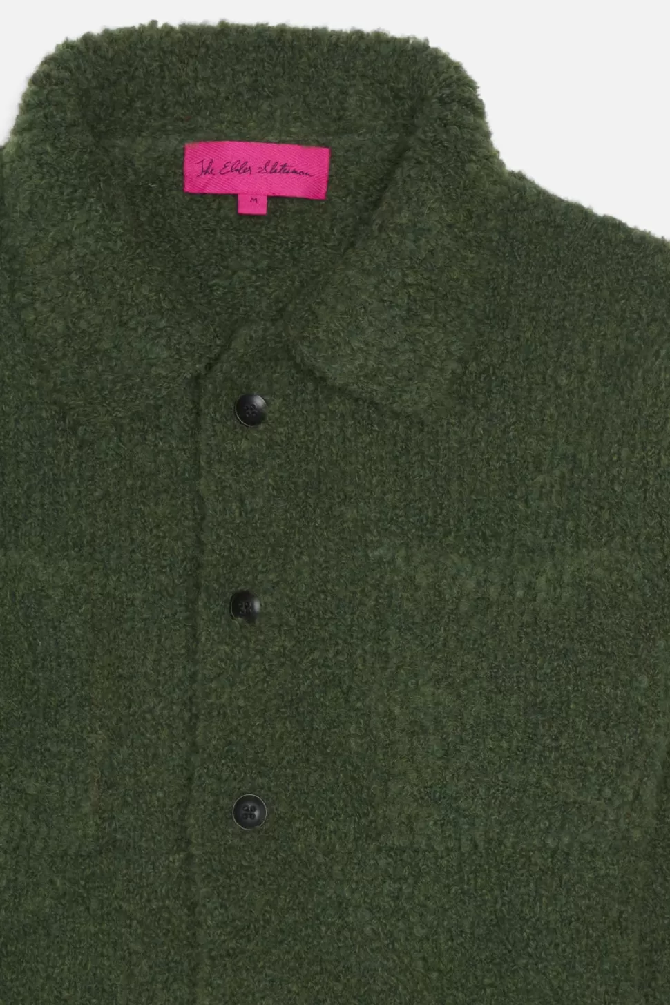 The Elder Statesman Teddy Overshirt Green Online