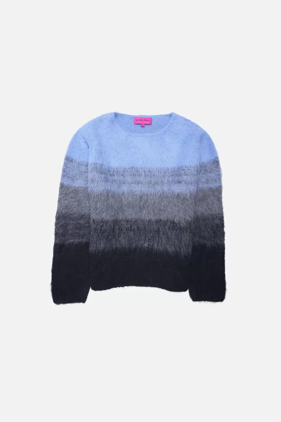 The Elder Statesman Thistle Ombre Crew CryptoBlue&FidiGrey Best