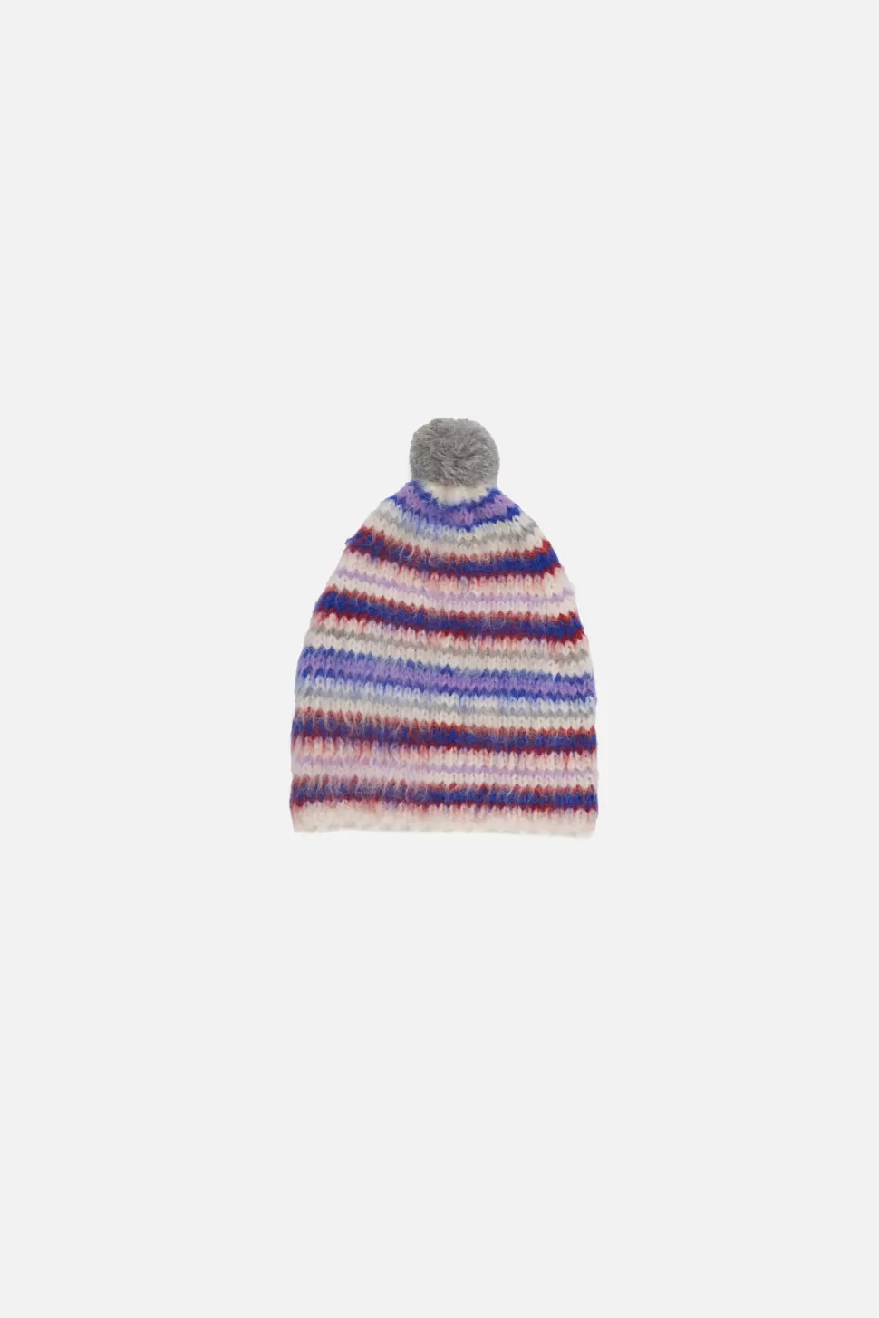 The Elder Statesman Thistle Vineyard Stripe Beanie Ivr/Prs/Sph/Anm/Lgr Discount