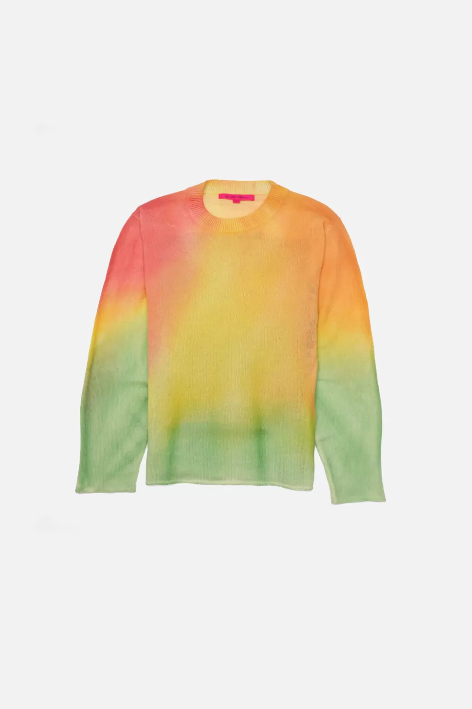 The Elder Statesman Wave Aura Women's Crew RainbowAirbrush Best