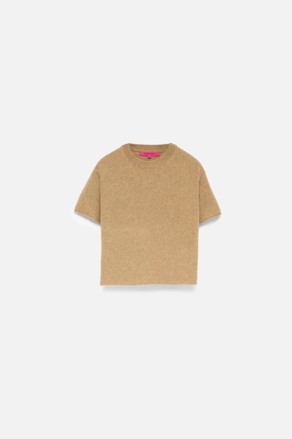 The Elder Statesman Women's Cashmere Tee Camel Shop