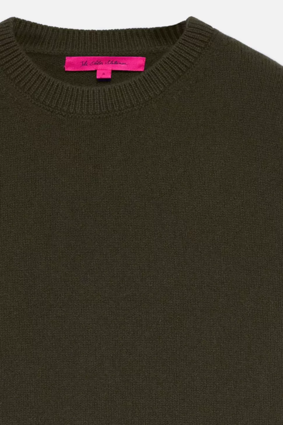 The Elder Statesman Women's Cashmere Tee NewOlive Best