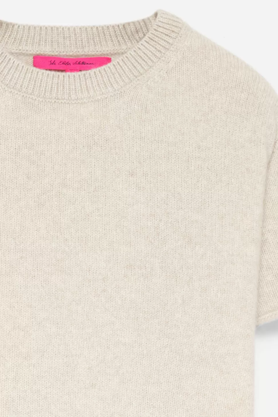 The Elder Statesman Women's Cashmere Tee White Store