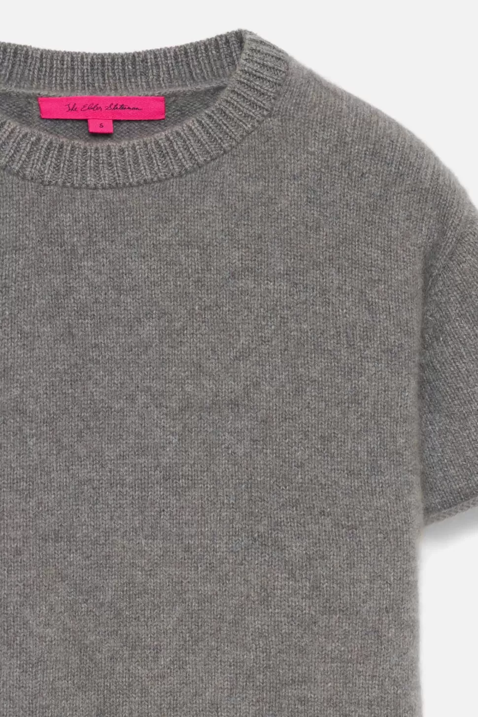 The Elder Statesman Women's Cashmere Tee LightGrey Online