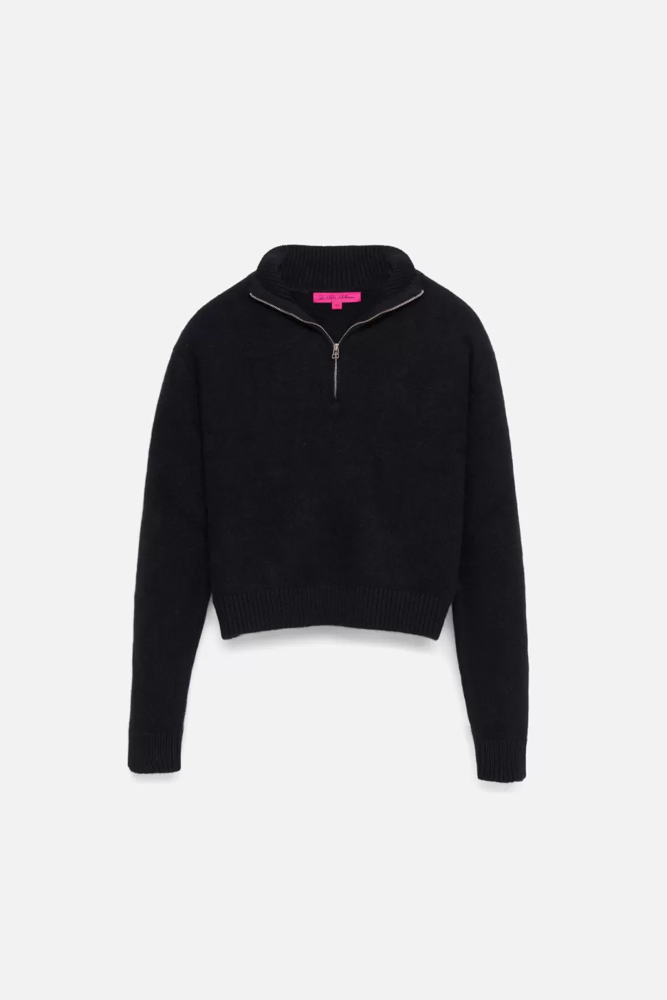 The Elder Statesman Women's Half Zip Black Outlet