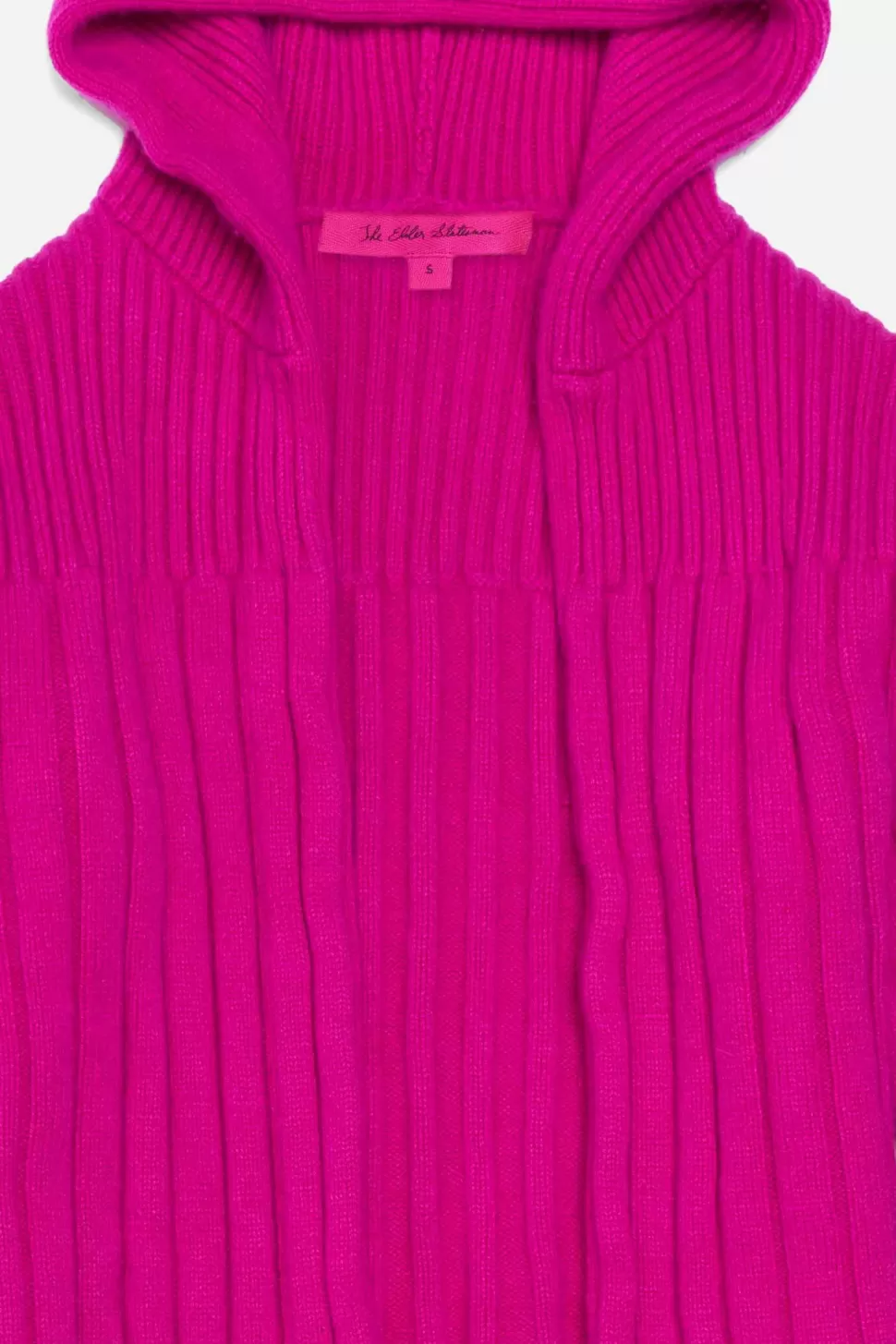 The Elder Statesman Women's Hooded Wrap Coat ElectricPink Outlet