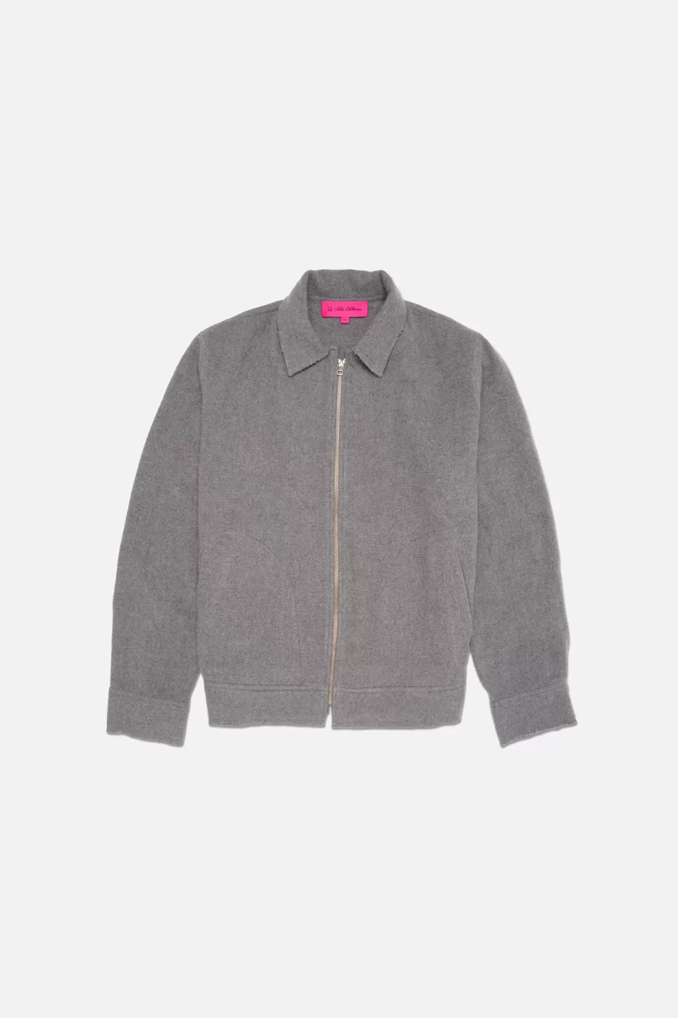 The Elder Statesman Woven Long Decon Jacket Light Grey Fashion